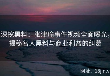 深挖黑料：张津瑜事件视频全面曝光，揭秘名人黑料与商业利益的纠葛