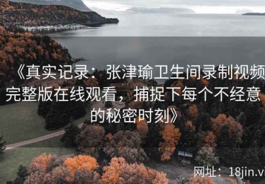 《真实记录：张津瑜卫生间录制视频完整版在线观看，捕捉下每个不经意的秘密时刻》