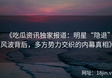 《吃瓜资讯独家报道：明星“隐退”风波背后，多方势力交织的内幕真相》