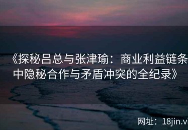 《探秘吕总与张津瑜：商业利益链条中隐秘合作与矛盾冲突的全纪录》